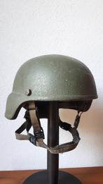 As501 helm groene camo gebruikt bij herdenk market garden, Verzamelen, Militaria | Algemeen, Nederland, Helm of Baret, Landmacht