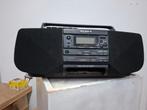 draagbare cd speler met radio en cassettedeck zwart, Ophalen of Verzenden, Refurbished, Sony, Met radio