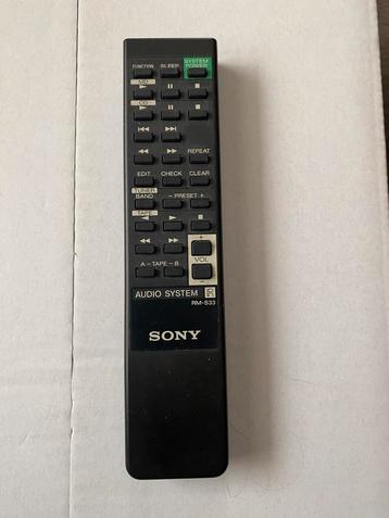 SONY RM-S33 afstandsbediening z.g.a.n. beschikbaar voor biedingen