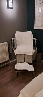 Comfortabele Pedicure Behandelstoel, Huis en Inrichting, Stoelen, Gebruikt, Wit, Ophalen of Verzenden, Metaal
