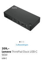 Nieuw in doos Lenovo usb-C Dock thinkpad universal, Nieuw, Ophalen of Verzenden