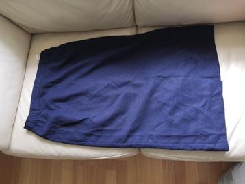 Zwarte/blauw dames rok maat 38 met rits beschikbaar voor biedingen