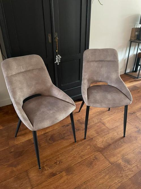BUITENKANS!, Huis en Inrichting, Stoelen, Zo goed als nieuw, Twee, Stof, Overige kleuren, Ophalen