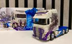 Tekno Volvo FH4 Knights Transport AB 1:50, Hobby en Vrije tijd, Modelauto's | 1:50, Ophalen of Verzenden, Zo goed als nieuw, Tekno