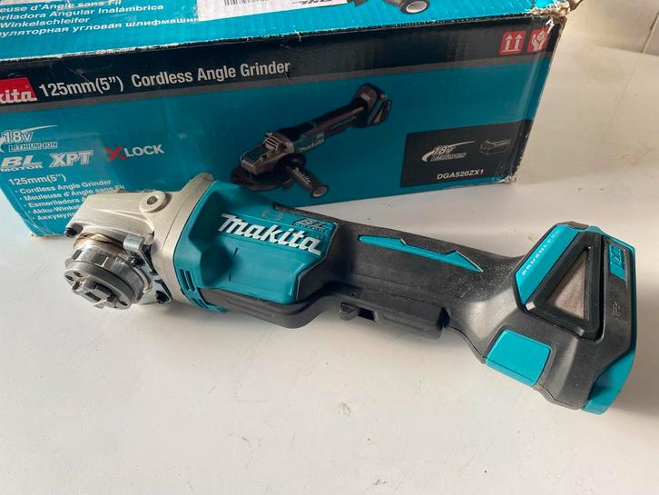 Makita DGA520ZX1 Accu Haakse Slijper 18V - Body, Doe-het-zelf en Verbouw, Gereedschap | Schuurmachines, Nieuw, Overige typen, Ophalen of Verzenden