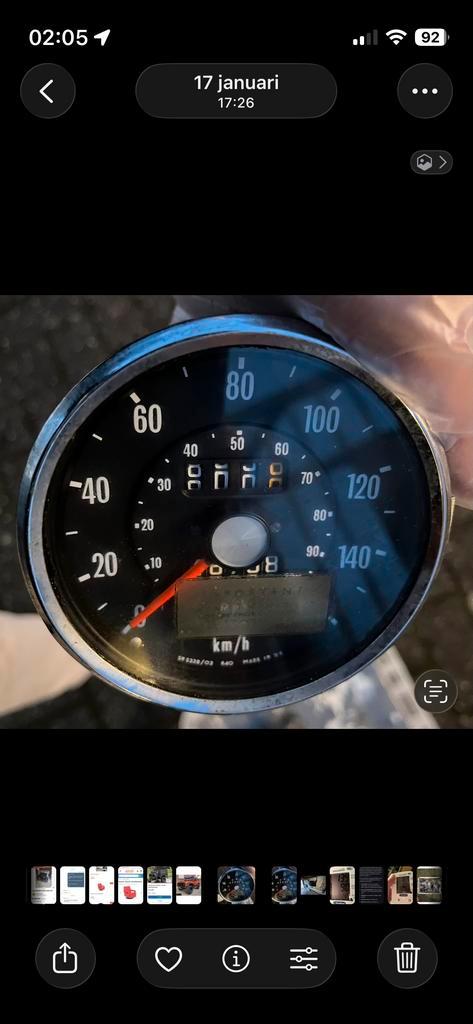 Smiths Kilometerteller, Auto-onderdelen, Dashboard en Schakelaars, Oldtimer onderdelen, Gebruikt, Ophalen of Verzenden