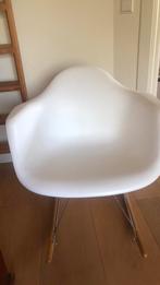 Schommelstoel, Huis en Inrichting, Stoelen, Ophalen, Zo goed als nieuw, Wit, Eén