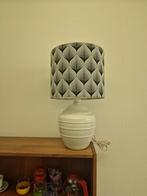 Super gave vintage zwart witte tafellamp, Ophalen of Verzenden, Zo goed als nieuw, Minder dan 50 cm