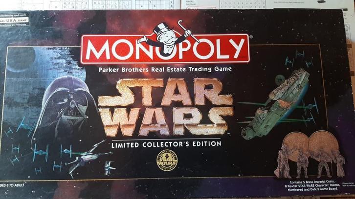 bordspel Monopoly Star Wars Monopolie speciale versie, Hobby en Vrije tijd, Gezelschapsspellen | Bordspellen, Gebruikt, Een of twee spelers