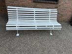 Witte Tuinbank - Stijlvol & Comfortabel, Ophalen of Verzenden, Gebruikt, Metaal