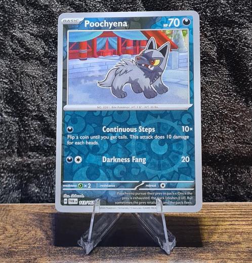 Poochyena Reverse 113/167 Twilight Masquerade, Hobby en Vrije tijd, Verzamelkaartspellen | Pokémon, Nieuw, Losse kaart, Foil, Verzenden
