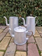 Vintage Aluminium Theepotten Set, Ophalen