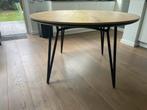 Ronde eettafel naturel eikenhout 130cm Xooon, Huis en Inrichting, Tafels | Eettafels, Ophalen, Zo goed als nieuw, Vier personen