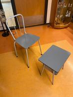 Vintage slaapkamersetje nachtkastje met stoeltje, Ophalen, Gebruikt, Eén