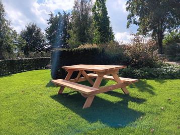 Douglas picknicktafel geschoord, tafel, bank, tuinmeubel beschikbaar voor biedingen