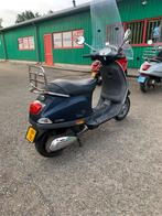 Gebro scooters: Vespa lx 45km mat blauw BJ2006, Ophalen, Gebruikt, Maximaal 45 km/u, Benzine