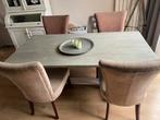 Kloostertafel, Ophalen of Verzenden, Gebruikt, Landelijk, 4 tot 6 stoelen
