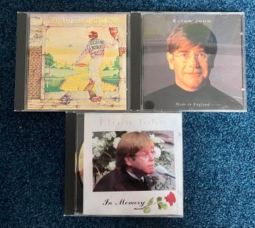 Elton John 3 cd’s beschikbaar voor biedingen