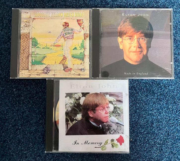 Elton John 3 cd’s, Cd's en Dvd's, Cd's | Pop, Zo goed als nieuw, 1960 tot 1980, Ophalen