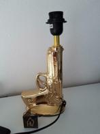 HV Gun lamp goud Nieuw, Ophalen of Verzenden, Nieuw, Overige materialen, Minder dan 50 cm