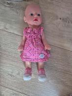 Baby Born Pop - Kan lopen en praten, Kinderen en Baby's, Speelgoed | Poppen, Ophalen of Verzenden, Zo goed als nieuw, Babypop