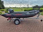Rubberboot met motor en trailer, Watersport en Boten, Aluminium, Zo goed als nieuw, Benzine, Minder dan 70 pk