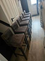 GRATIS OPHALEN . Industriele Suède Barkrukken - Donkerbruin, Huis en Inrichting, Barkrukken, Ophalen, 5 krukken of meer, Met voetsteun