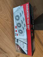 Ventilatoren radiatoren set 3 stuks in doos, Ophalen of Verzenden, Nieuw, Elektrisch, Overige soorten