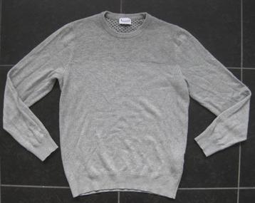 Adolfo Dominguez grijze trui, ronde hals viscose merino, S-M beschikbaar voor biedingen