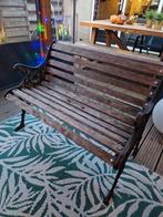 Tuinbank gietijzeren tuinbank, Tuin en Terras, Tuinbanken, Ophalen, Gebruikt, Metaal