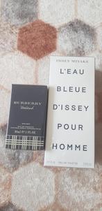 Issey Miyake Heren parfums 75 m   Burberry 30 ml, Nieuw, Ophalen of Verzenden