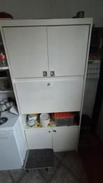 Retro Opbergkast met Bureau, Huis en Inrichting, Ophalen, Gebruikt