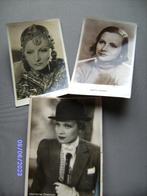 ansichtkaart filmsterren Greta Garbo Marlene Dietrich foto, 1940 tot 1960, Ongelopen, Ophalen of Verzenden, Sterren en Beroemdheden