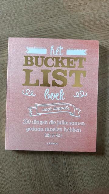 Elise De Rijck - Het Bucketlist boek voor koppels beschikbaar voor biedingen