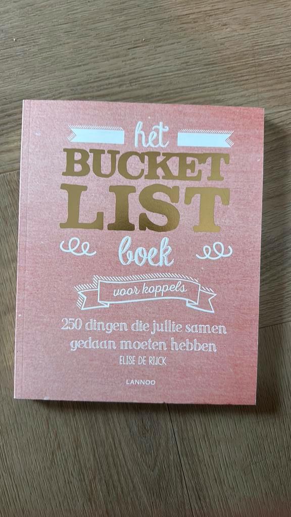 Elise De Rijck - Het Bucketlist boek voor koppels, Boeken, Mode, Zo goed als nieuw, Mode algemeen, Ophalen of Verzenden