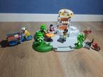 4134 Playmobil ijssalon + 7492 ijscoboer met kar, Ophalen of Verzenden, Gebruikt, Complete set