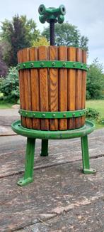 Vintage wijnpers druivenpers, Antiek en Kunst, Ophalen
