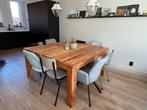Teak Eettafel Vierkant 150x150, Huis en Inrichting, Tafels | Eettafels, Ophalen, Gebruikt, 150 tot 200 cm, Vijf personen of meer