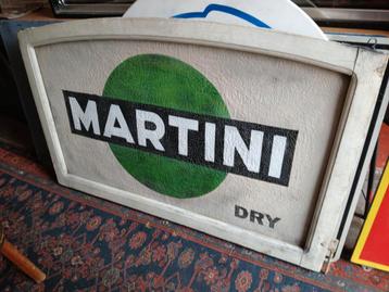 Groot vintage Martini reclamebord uit Grandcafe beschikbaar voor biedingen