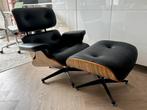 Eames lounge chair en ottoman, Huis en Inrichting, Stoelen, Ophalen, Gebruikt, Zwart, Charles Eames