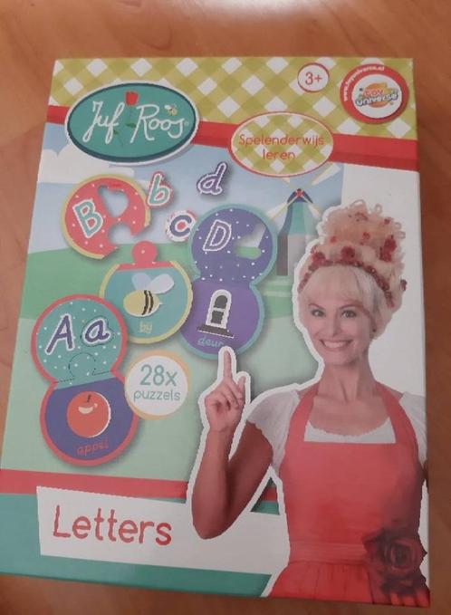 ZGAN letters met Juf Roos vanaf 3 jaar, Kinderen en Baby's, Speelgoed | Educatief en Creatief, Zo goed als nieuw, Puzzelen, Taal en Lezen