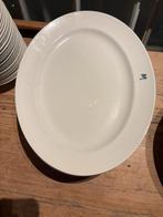Ovaal bord 29x37cm 12 stuks wit, Ophalen, Zo goed als nieuw, Bord(en), Overige stijlen