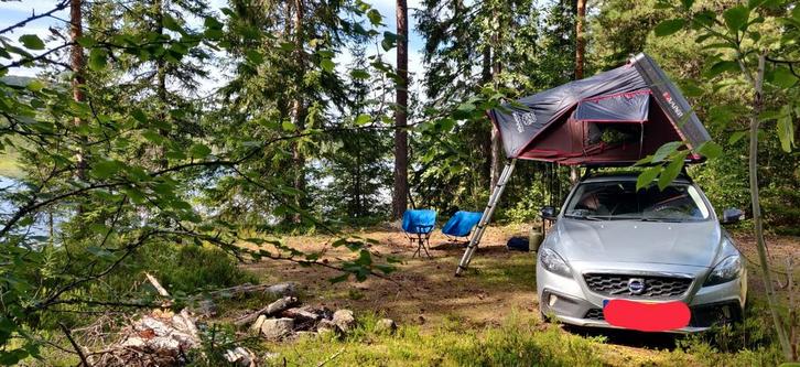 Daktent iKamper Skycamp Mini 2.0 Rocky Black, Caravans en Kamperen, Tenten, tot en met 2, Zo goed als nieuw, Ophalen