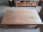 Teakhouten Salontafel met Laatjes, Huis en Inrichting, Tafels | Salontafels, Ophalen, 100 tot 150 cm, 50 tot 100 cm, Minder dan 50 cm