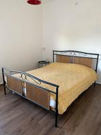 2 person bed 160*200 with mattresses, Tweepersoons, Ophalen of Verzenden, 200 cm, 160 cm