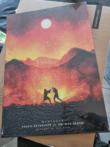 Nieuw in folie! Poster metaal Star Wars Skywalker vs Obi-wan beschikbaar voor biedingen