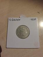 Zilveren 1/2 Gulden Wilhelmina 1928 - Zeer Fraai, ½ gulden, Zilver, Ophalen of Verzenden, Koningin Wilhelmina
