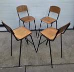 4 x barkrukken bar krukken cafe horeca barstoelen Vintage, Huis en Inrichting, Barkrukken, 5 krukken of meer, Ophalen of Verzenden