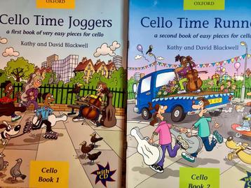 Cello Time Joggers en Sprinters, 1 en 2. beide met Cd. beschikbaar voor biedingen