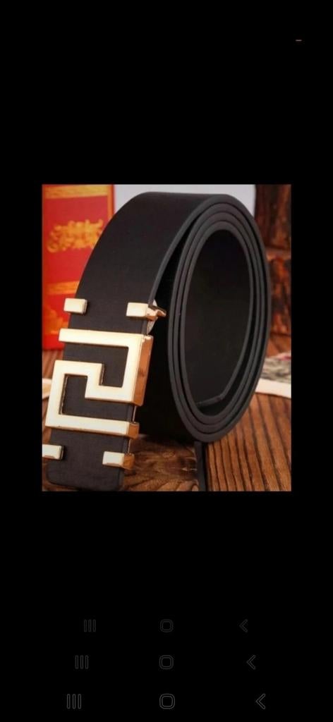 Nieuwe heren riem met gesp, Ophalen, 95 tot 105 cm, Onbekend, Nieuw